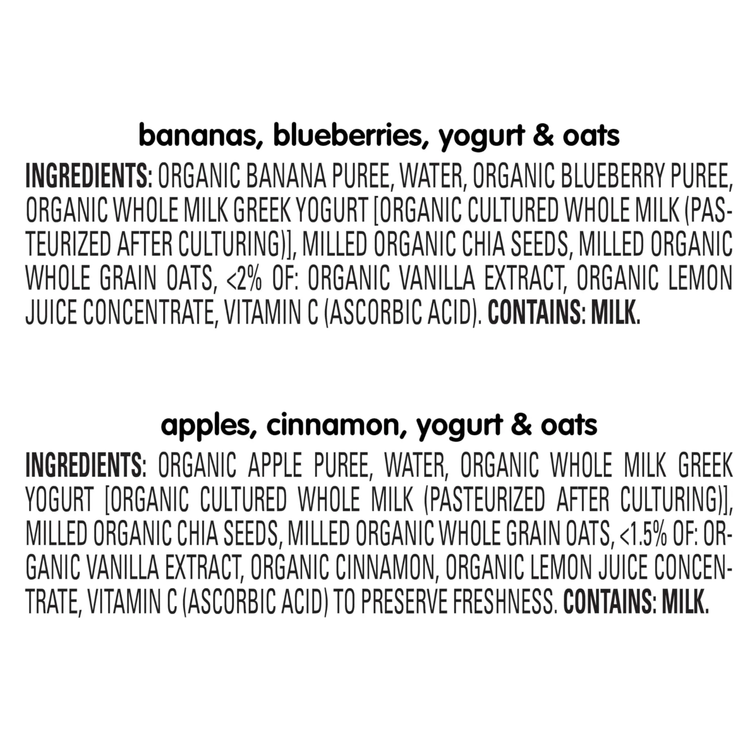 Happy Tot Organics Stage 4 Super Morning Variety Pack Pouches, 4 oz (Pack of 8)