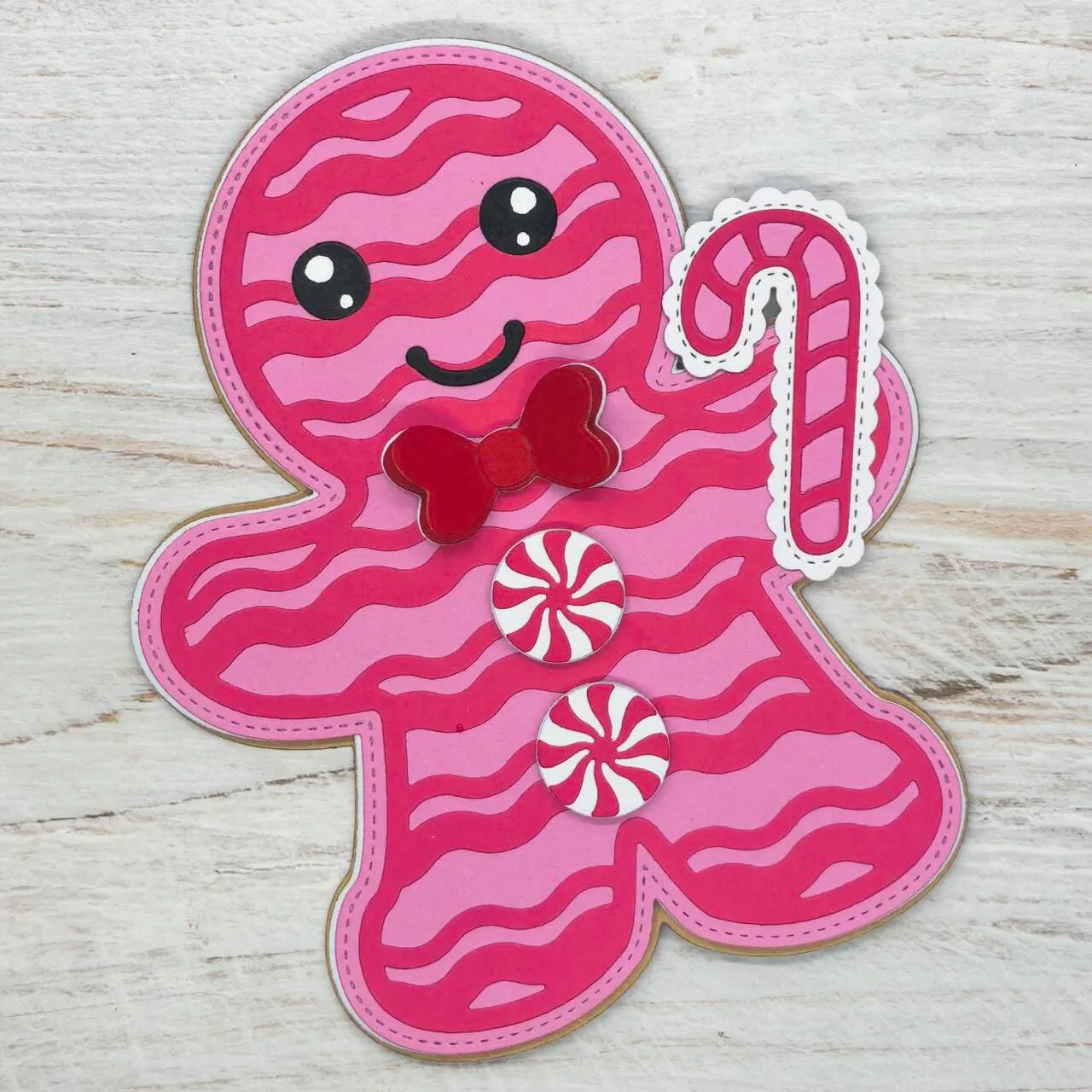 KSCRAFT Candy Cane Gingerbread Man Metal Cutting Dies Stencils for DIY Scrapbooking Decorative Embossing DIY Paper Card