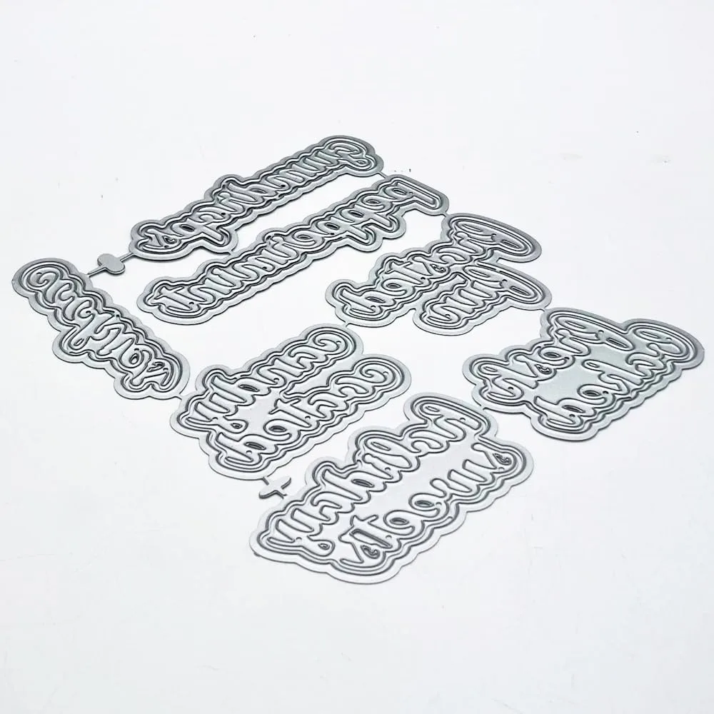 KSCRAFT Christmas Sweets Word Metal Cutting Dies Stencils for DIY Scrapbooking Decorative Embossing DIY Paper Card